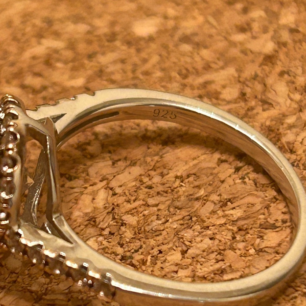 BRAND NEW STERLING SILVER RING/CZ RING - Picture 13 of 14